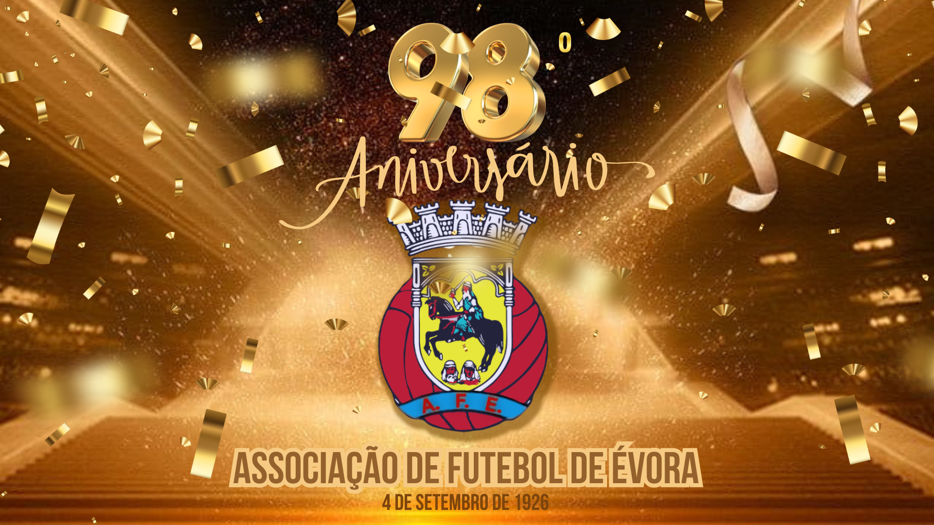 PARABÉNS ASSOCIAÇÃO DE FUTEBOL DE ÉVORA