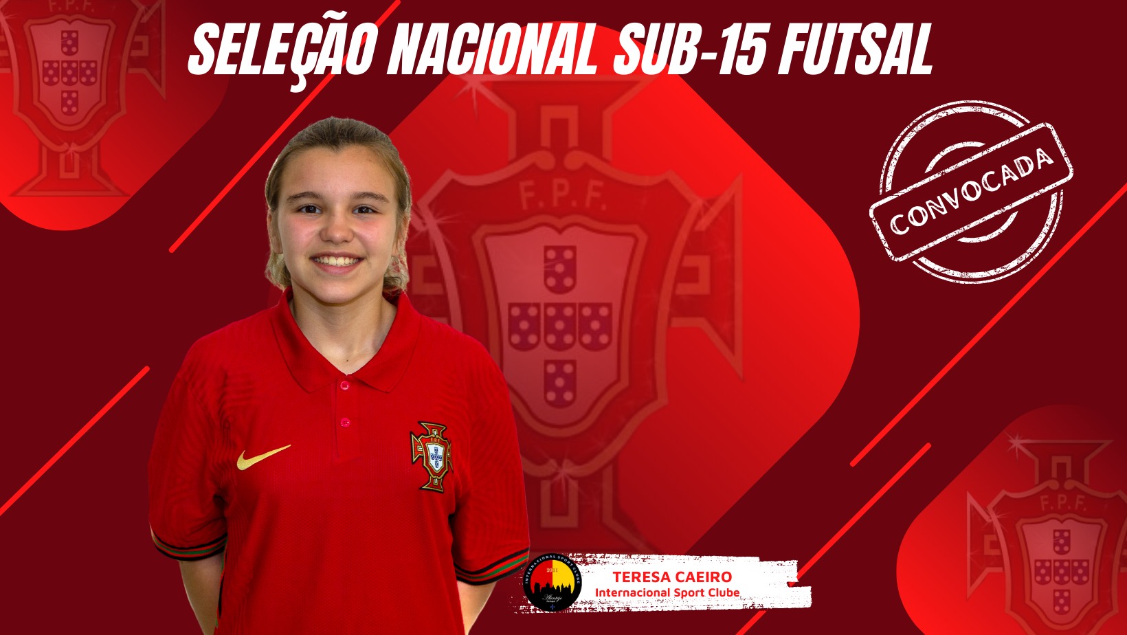 TERESA CAEIRO VAI ESTREAR-SE COMO INTERNACIONAL POR PORTUGAL