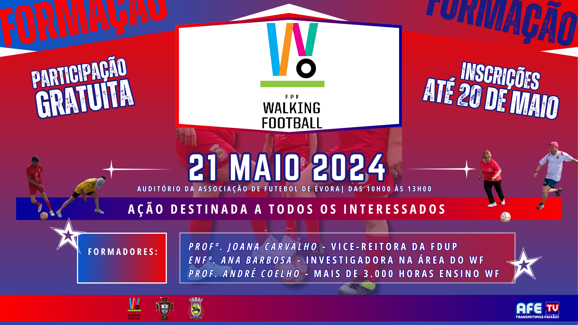 FORMAÇÃO FPF "WALKING FOOTBALL EM ÉVORA"