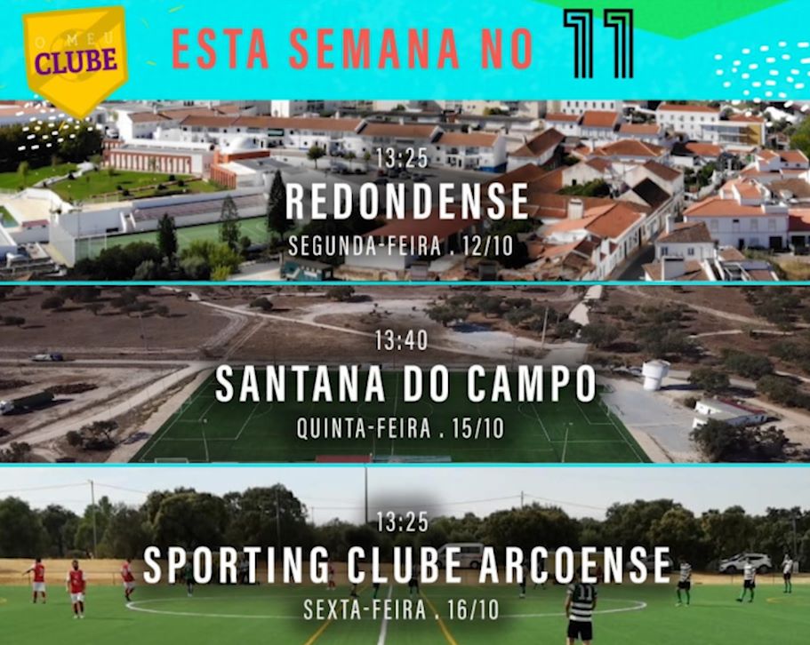 Em destaque no Canal 11 OS NOSSOS CLUBES