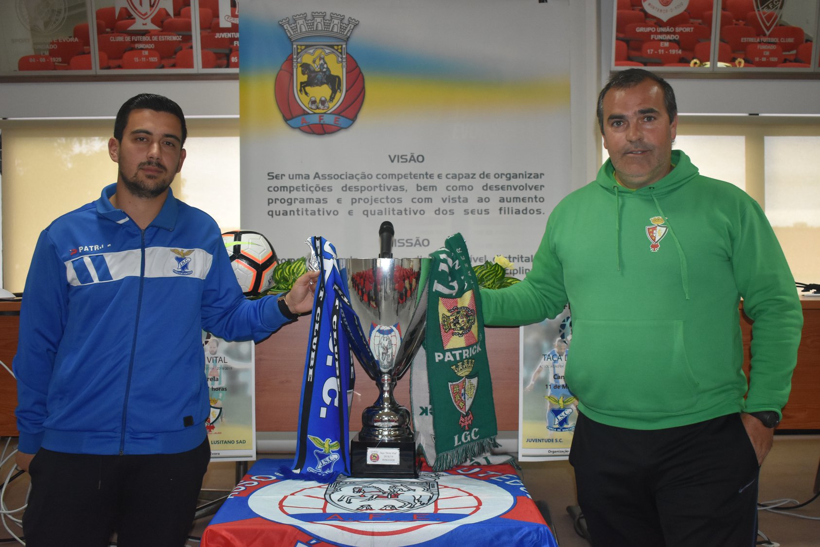 Final da Taça Dinis Vital JOÃO GUERRA E RUI SALGADO FALAM AOS ADEPTOS