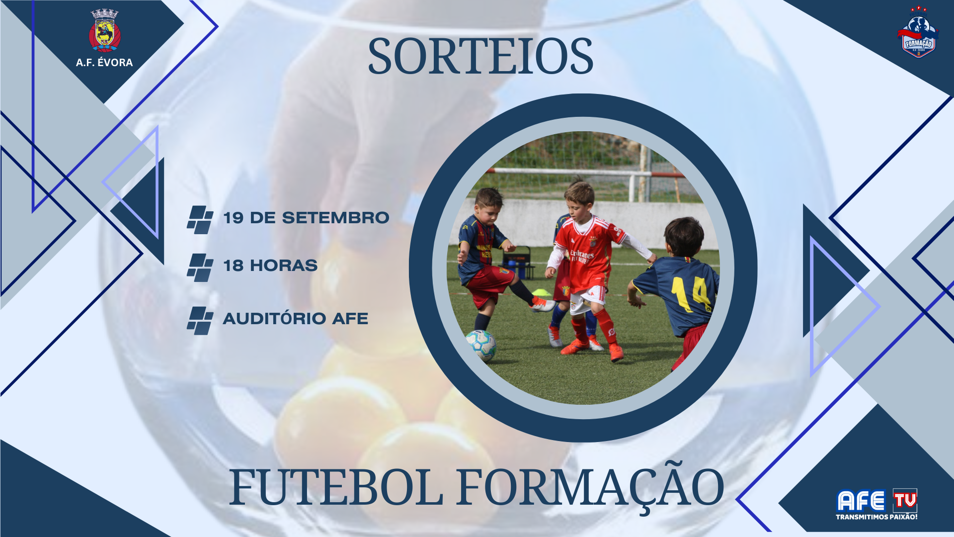 SORTEIOS FUTEBOL FORMAÇÃO